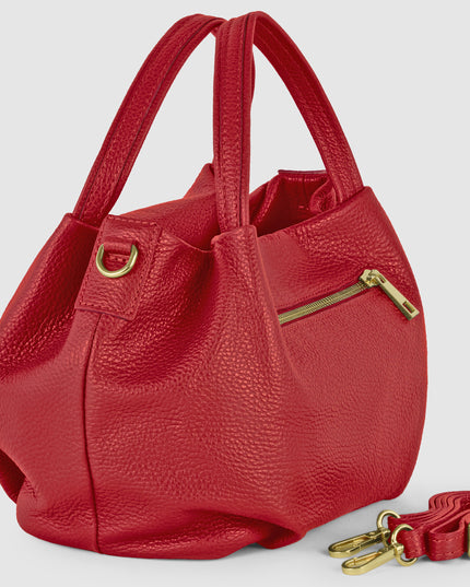 Calf Leather Top-Handle Bag