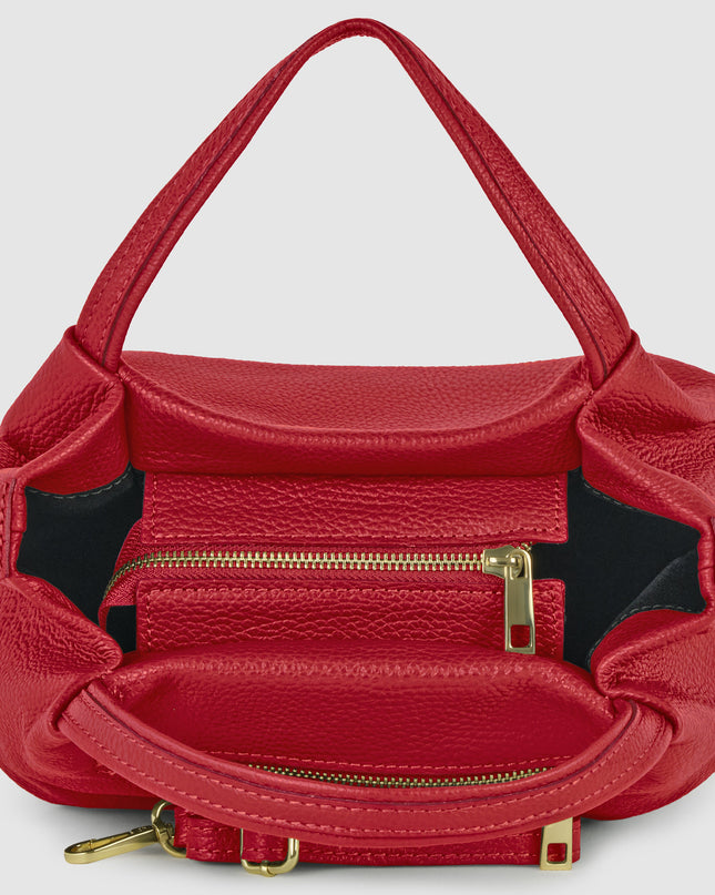 Calf Leather Top-Handle Bag