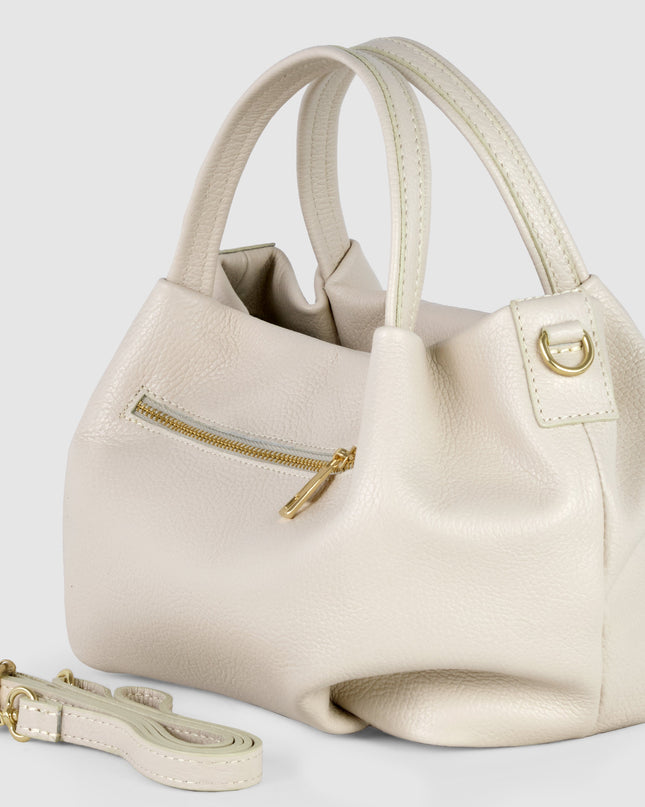 Calf Leather Top-Handle Bag