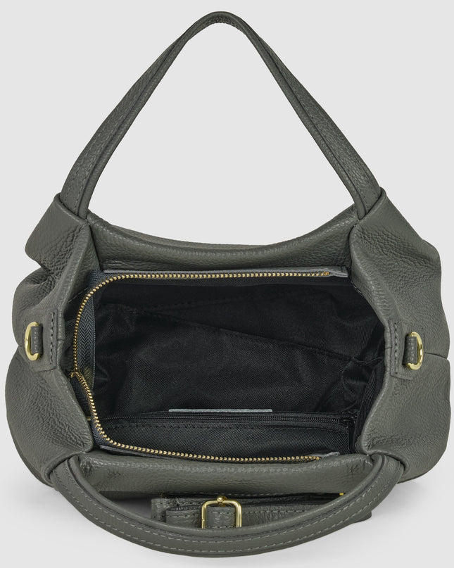 Calf Leather Top-Handle Bag