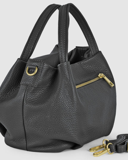 Calf Leather Top-Handle Bag