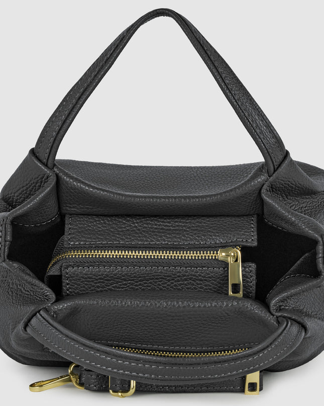 Calf Leather Top-Handle Bag