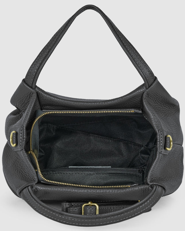Calf Leather Top-Handle Bag