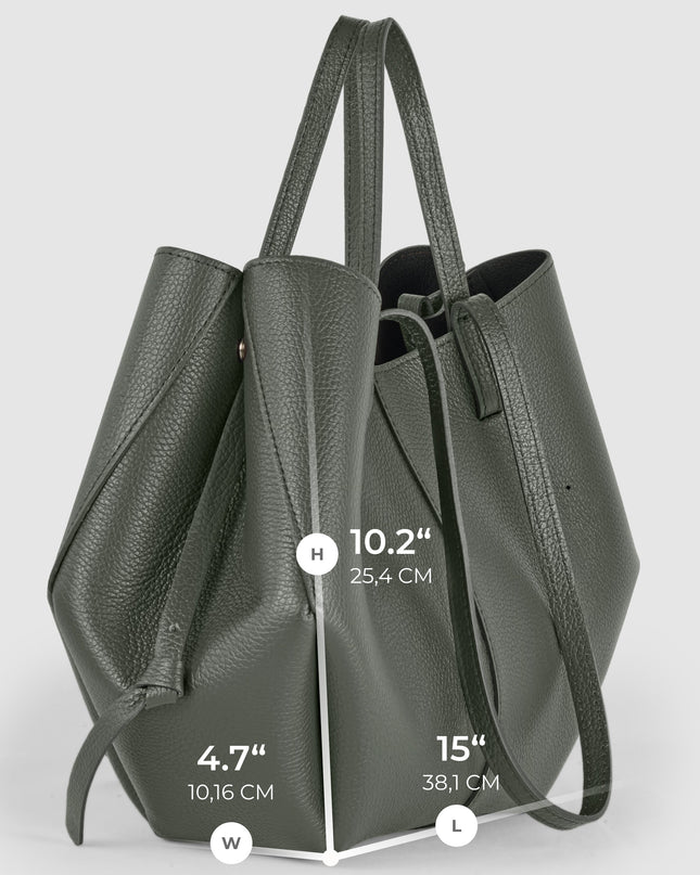 Calf Leather Tote Bag