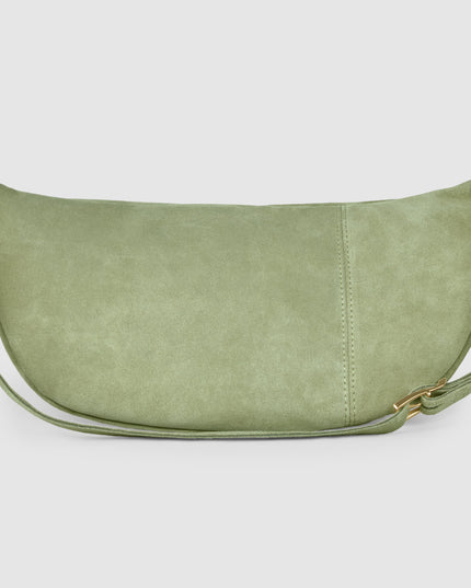Suede Leather Crossbody Bag