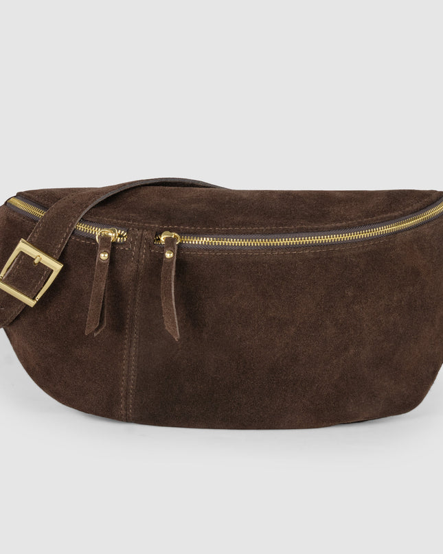 Suede Leather Crossbody Bag