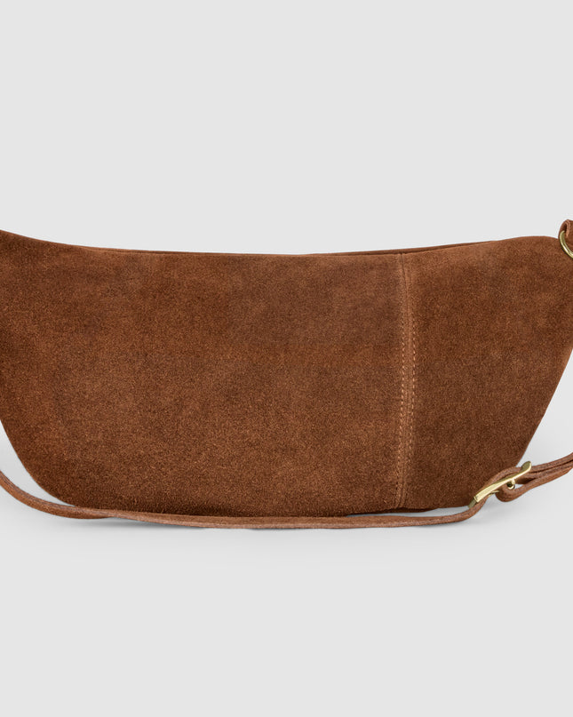 Suede Leather Crossbody Bag