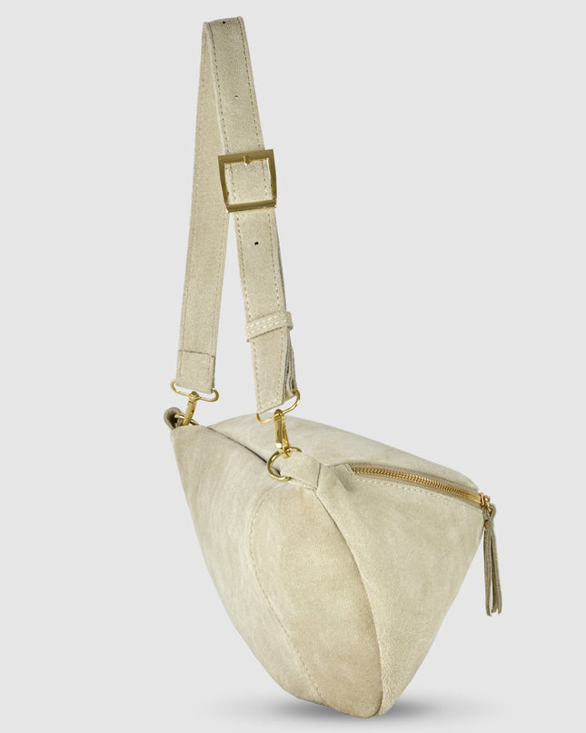 Suede Leather Crossbody Bag