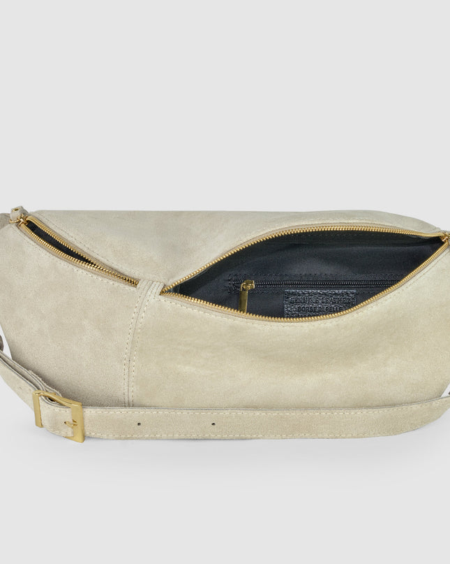 Suede Leather Crossbody Bag