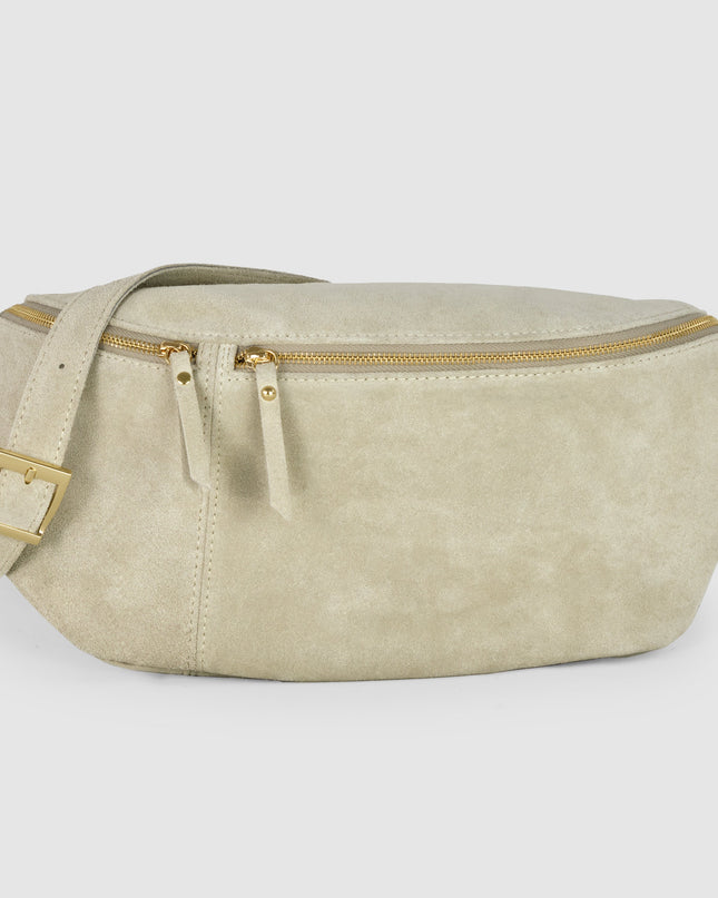 Suede Leather Crossbody Bag