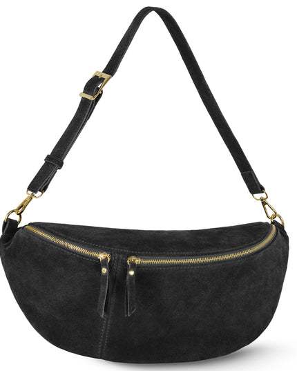 Suede Leather Crossbody Bag