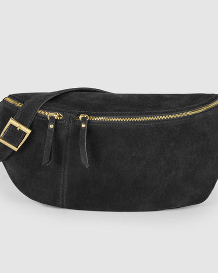 Suede Leather Crossbody Bag