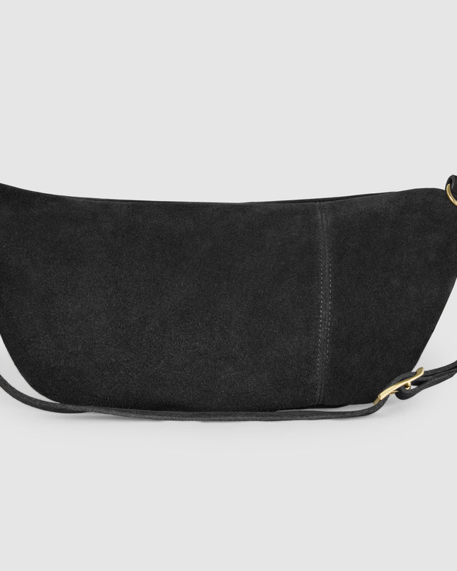 Suede Leather Crossbody Bag