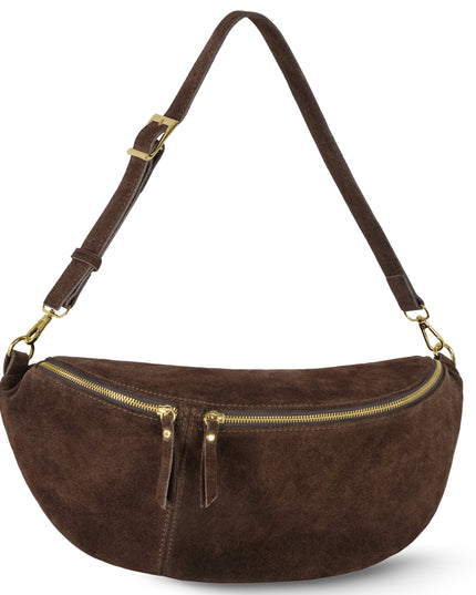 Suede Leather Crossbody Bag