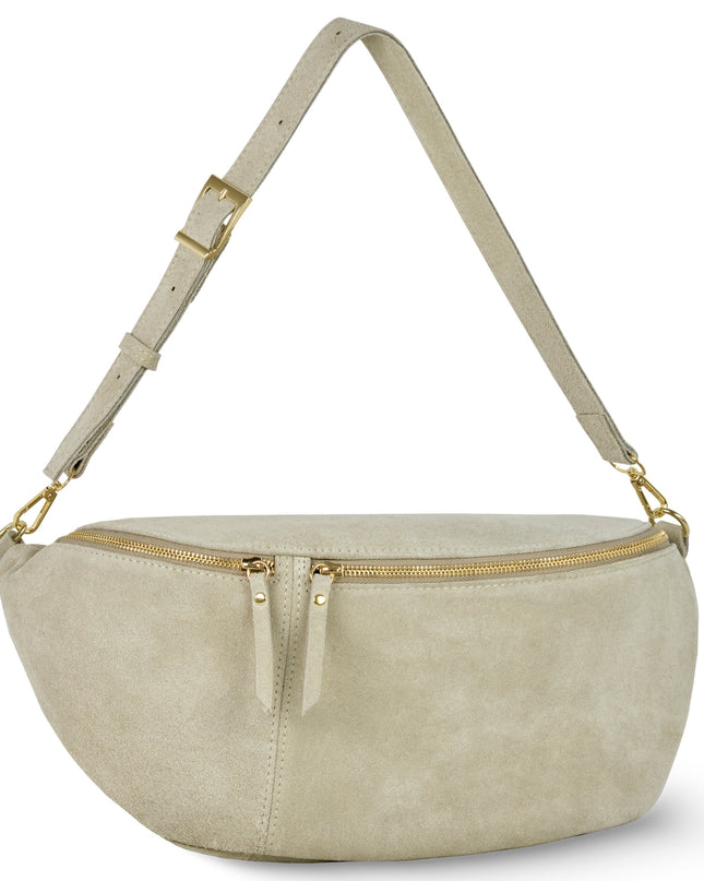 Suede Leather Crossbody Bag