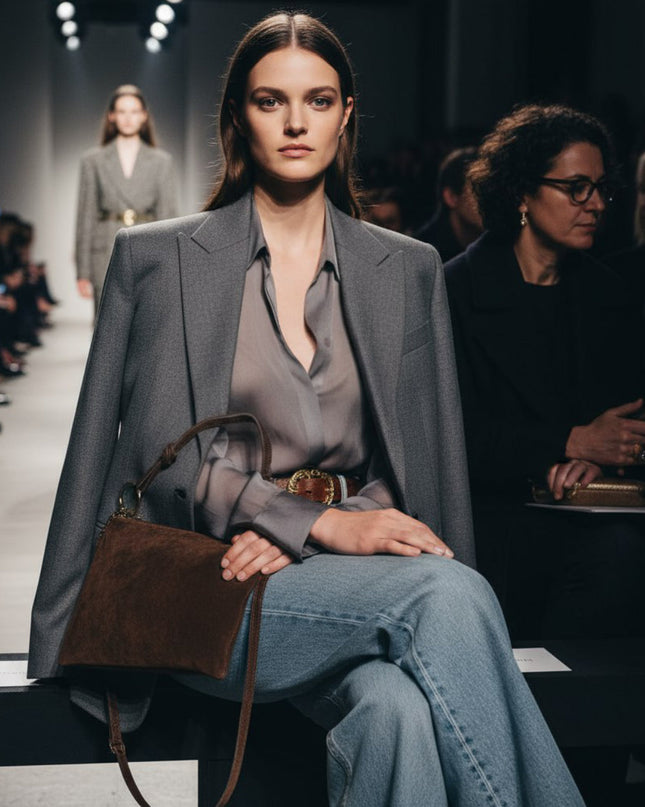 Suede Leather Shoulder Bag