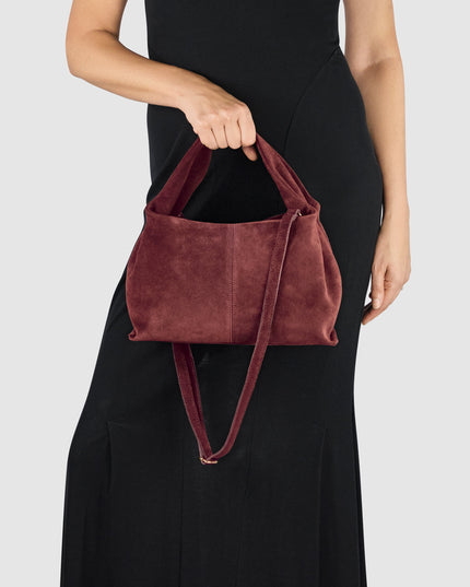 Suede Leather Shoulder Bag