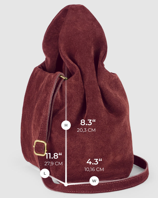 Suede Leather Shoulder Bag