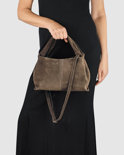 Suede Leather Shoulder Bag