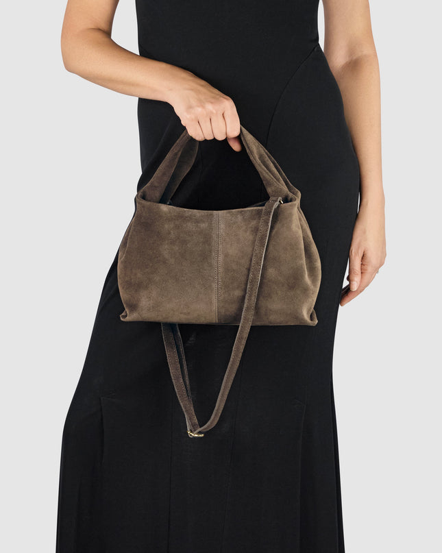 Suede Leather Shoulder Bag