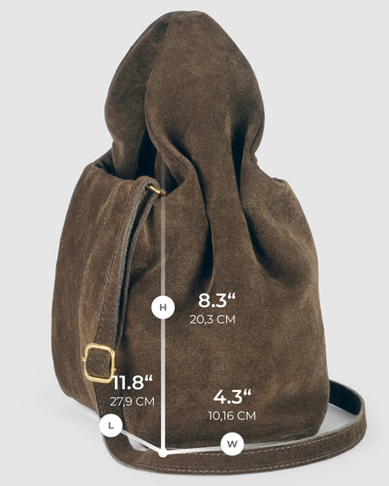 Suede Leather Shoulder Bag