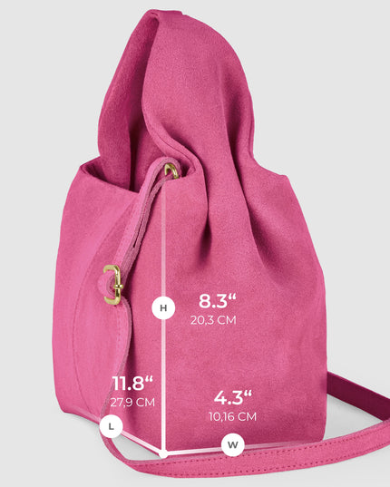 Suede Leather Shoulder Bag