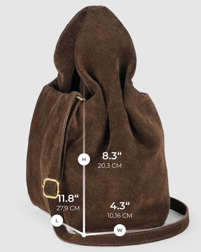Suede Leather Shoulder Bag