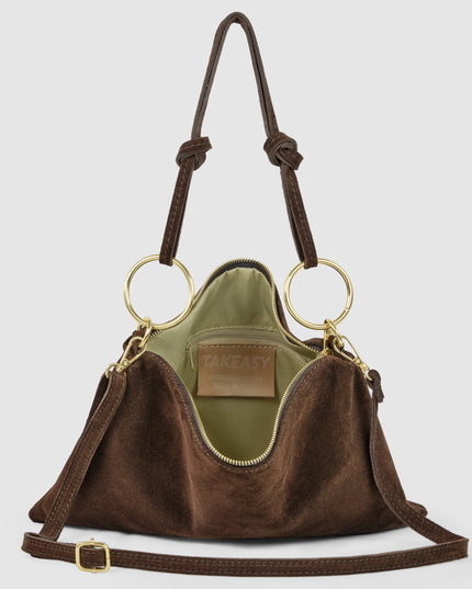 Suede Leather Shoulder Bag