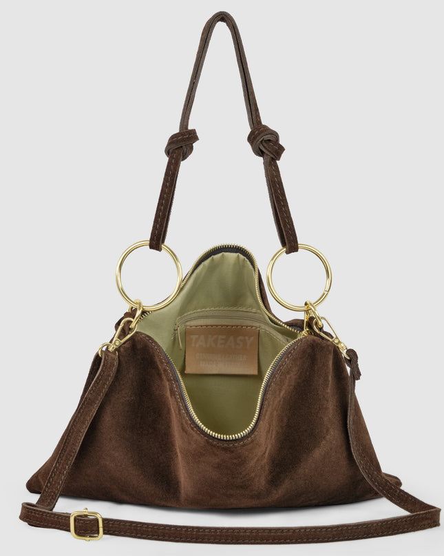 Suede Leather Shoulder Bag