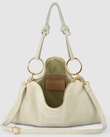 Suede Leather Shoulder Bag