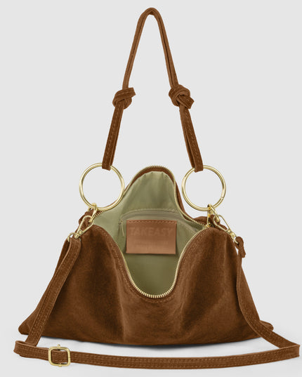Suede Leather Shoulder Bag