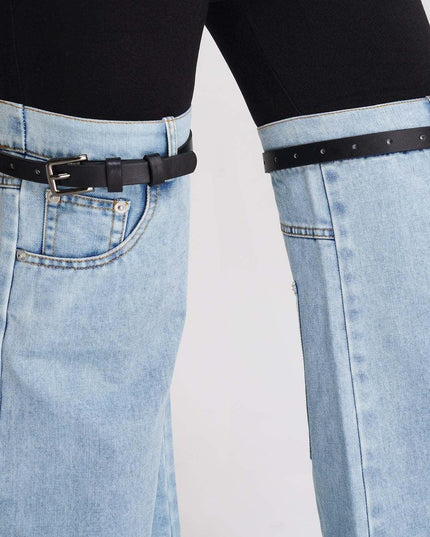Urban Chic Denim Hybrid Flare Pants